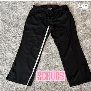 Grey’s Anatomy 5-pocket scrub bottoms, black, XLP